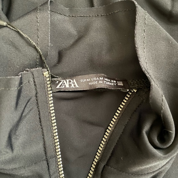 NWT Zara jersey zipper top - Picture 4 of 5